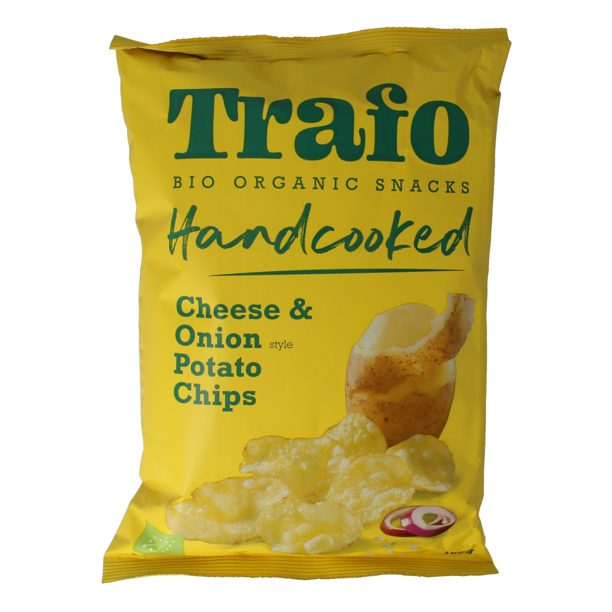 Trafo Chips handcooked kaas & ui bio 125.00 Gram