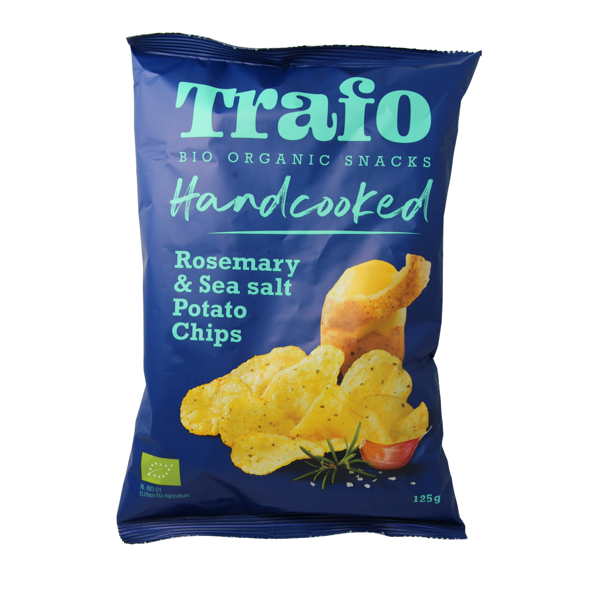Trafo Chips handcooked rozemarijn himalaya zout bio 125.00 Gram