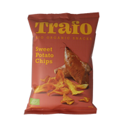 Trafo Chips zoete aardappel bio 80.00 Gram