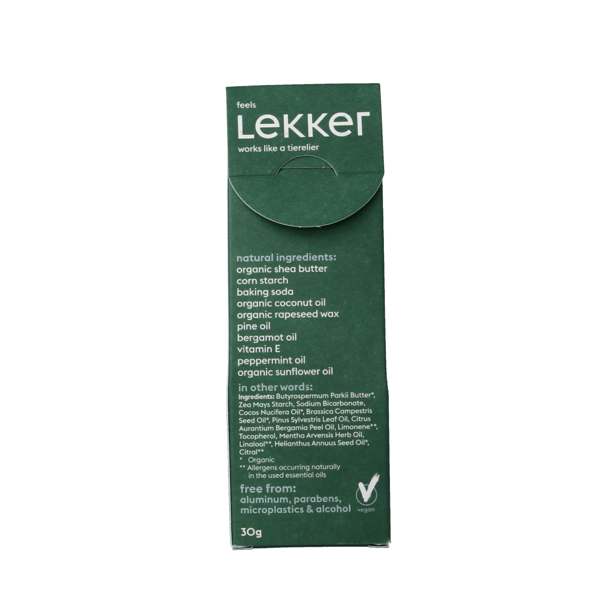 Lekker Company Deodorant woodland 30.00 Gram
