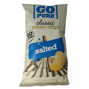 Go Pure Chips naturel gezouten bio 125.00 Gram