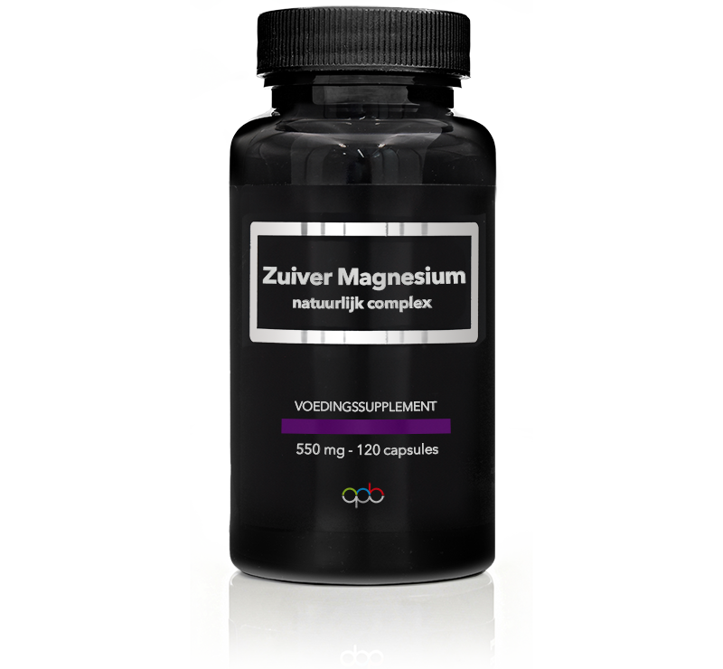 APB Holland Zuiver magnesium natuurlijk complex 550mg 120 Capsules