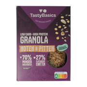 TastyBasics Less carb-high protein granola noten & pitten 350.00 Gram