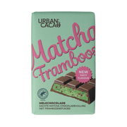 Urban Cacao Matcha framboos 140.00 Gram