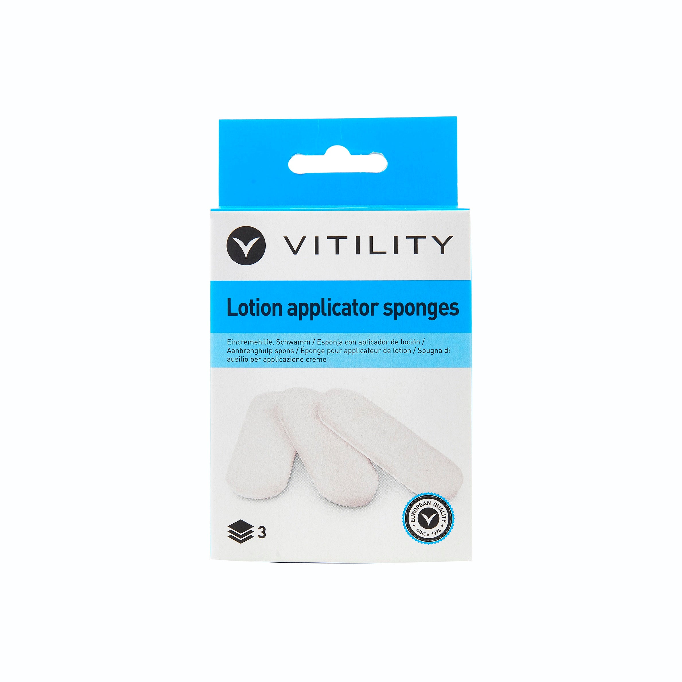 Vitility Aanbrenghulp spons 3.00 Stuks