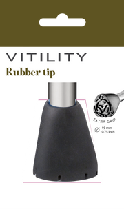 Vitility Rubberdop voor wandelstok 1 Stuks
