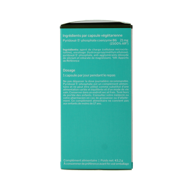 Orthonutrients Pyridoxal 5 phosphate 120 Capsules