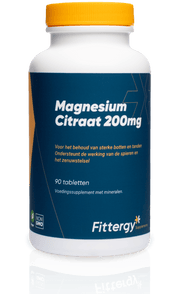 Fittergy Magnesiumcitraat 200mg 90.00 Tabletten