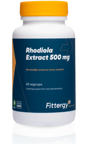 Fittergy Rhodiola 500mg 60.00 Vegetarische capsules