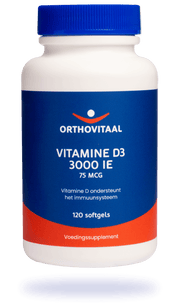 OrthoVitaal Vitamine D3 3000IE 120.00 Softgels