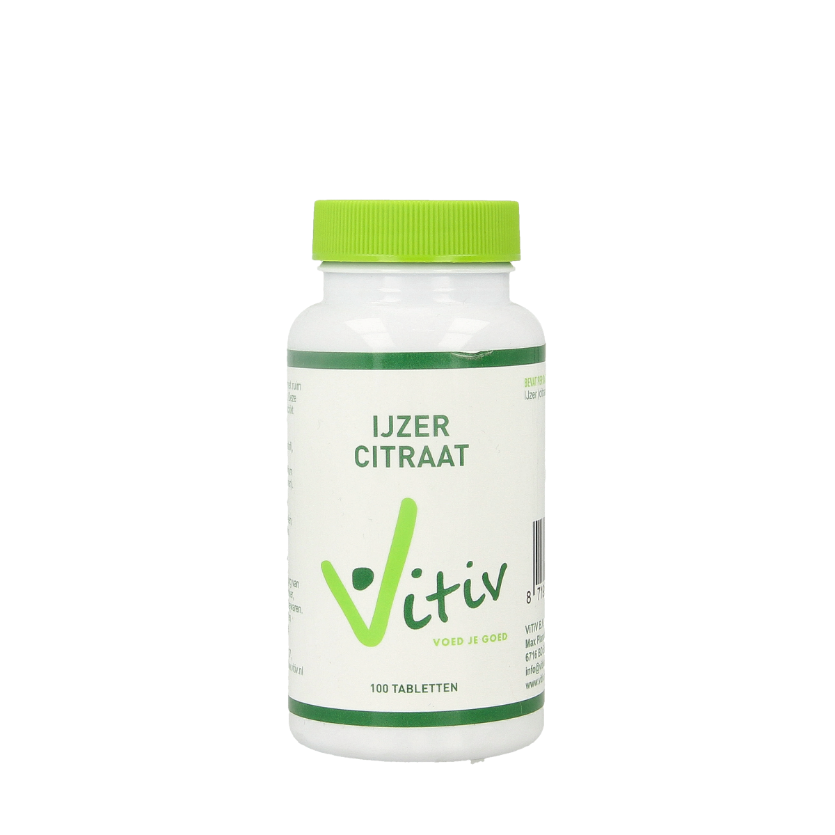 Vitiv IJzer citraat 100.00 Tabletten