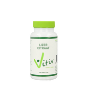 Vitiv IJzer citraat 100.00 Tabletten