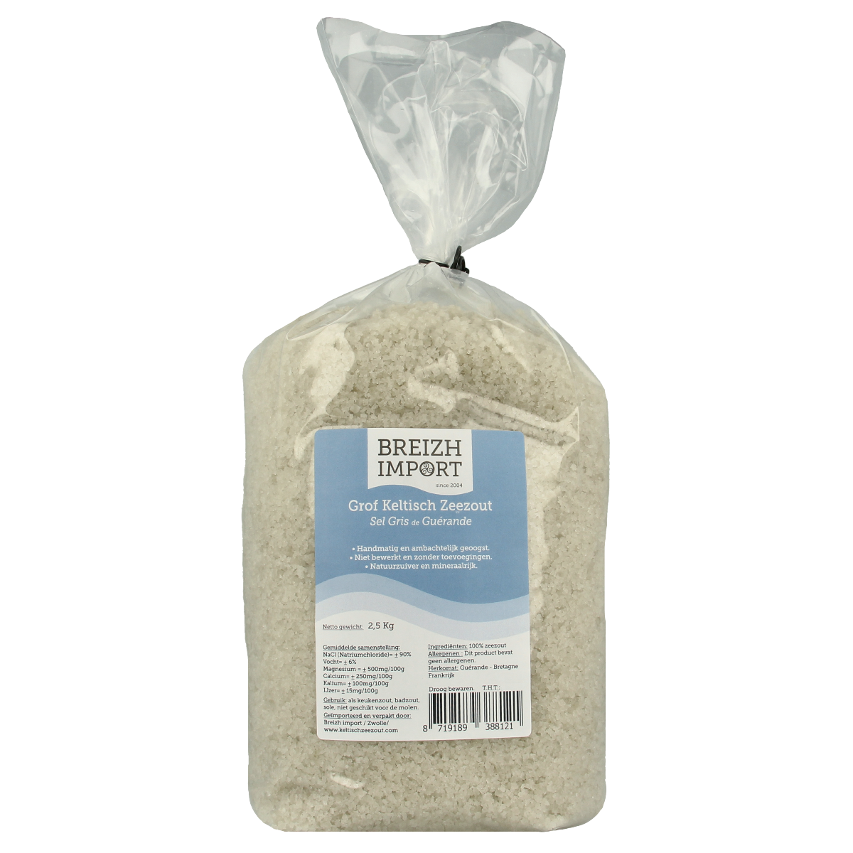 Breizh Import Grof keltisch zeezout 2500.00 Gram