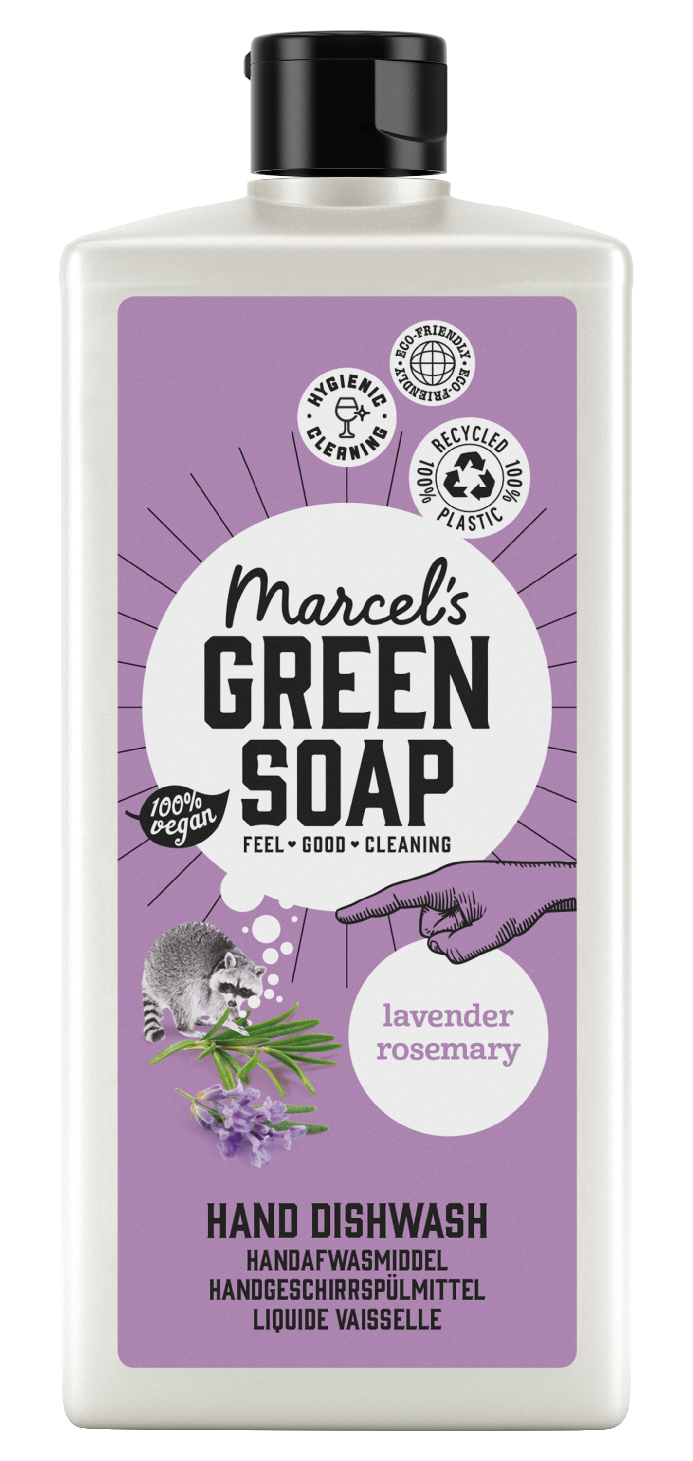 Marcel's Green Soap Afwasmiddel lavendel & rozemarijn 500 Milliliter