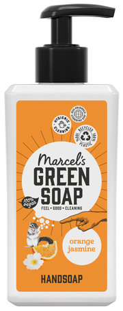 Marcel's Green Soap Handzeep sinaasappel & jasmijn 250 Milliliter