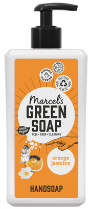 Marcel's Green Soap Handzeep sinaasappel & jasmijn 500.00 Milliliter