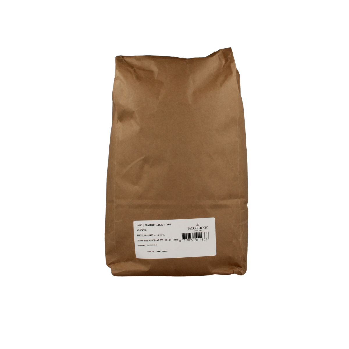 Jacob Hooy Brandnetelblad gesneden 1.00 Kilogram