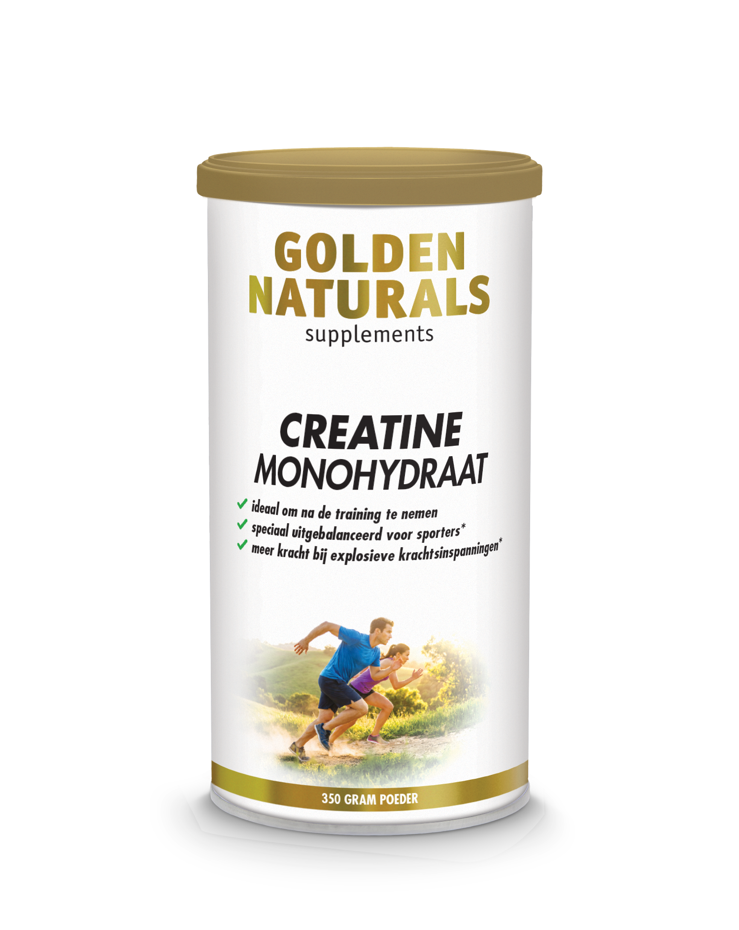 Golden Naturals Creatine monohydraat 350.00 Gram