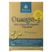 Testa Omega 3 algenolie 250mg DHA vegan NL/DE/EN 60.00 Vegetarische capsules