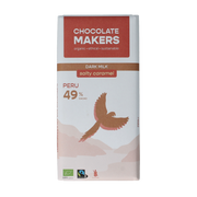 Chocolatemakers Fairtrade salty caramel 49% bio 80.00 Gram