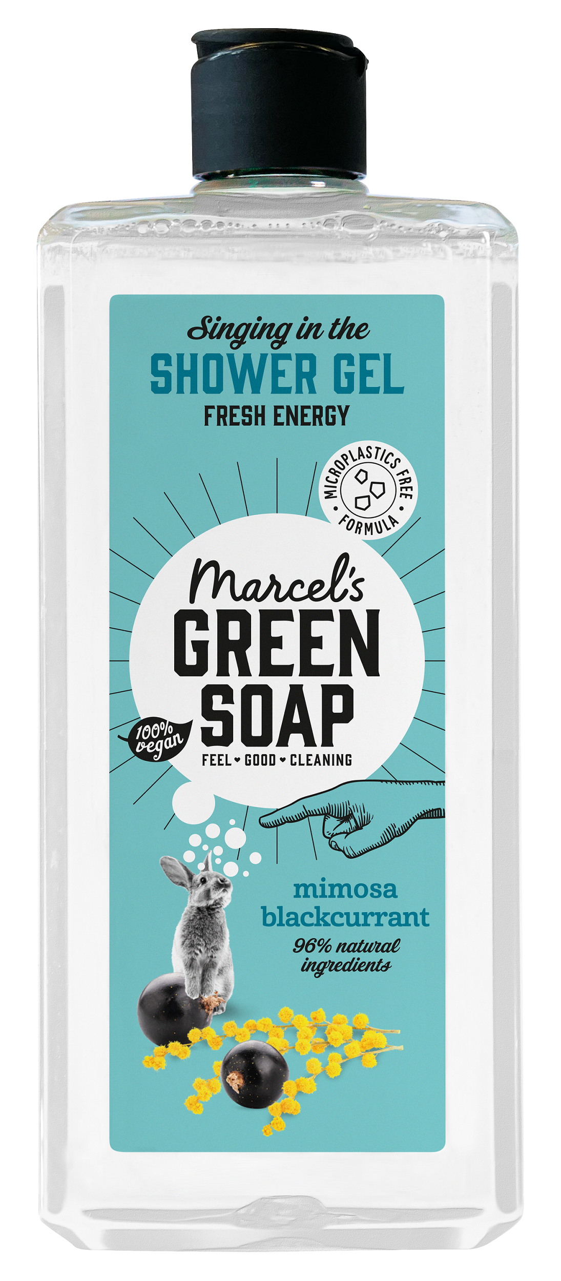 Marcel's Green Soap Showergel mimosa & black currant 300 Milliliter