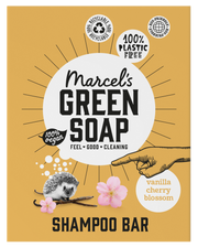 Marcel's Green Soap Shampoo bar vanille & kersenbloesem 90 Gram