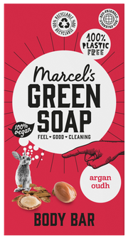 Marcel's Green Soap Shower bar argan & oudh 150.00 Gram