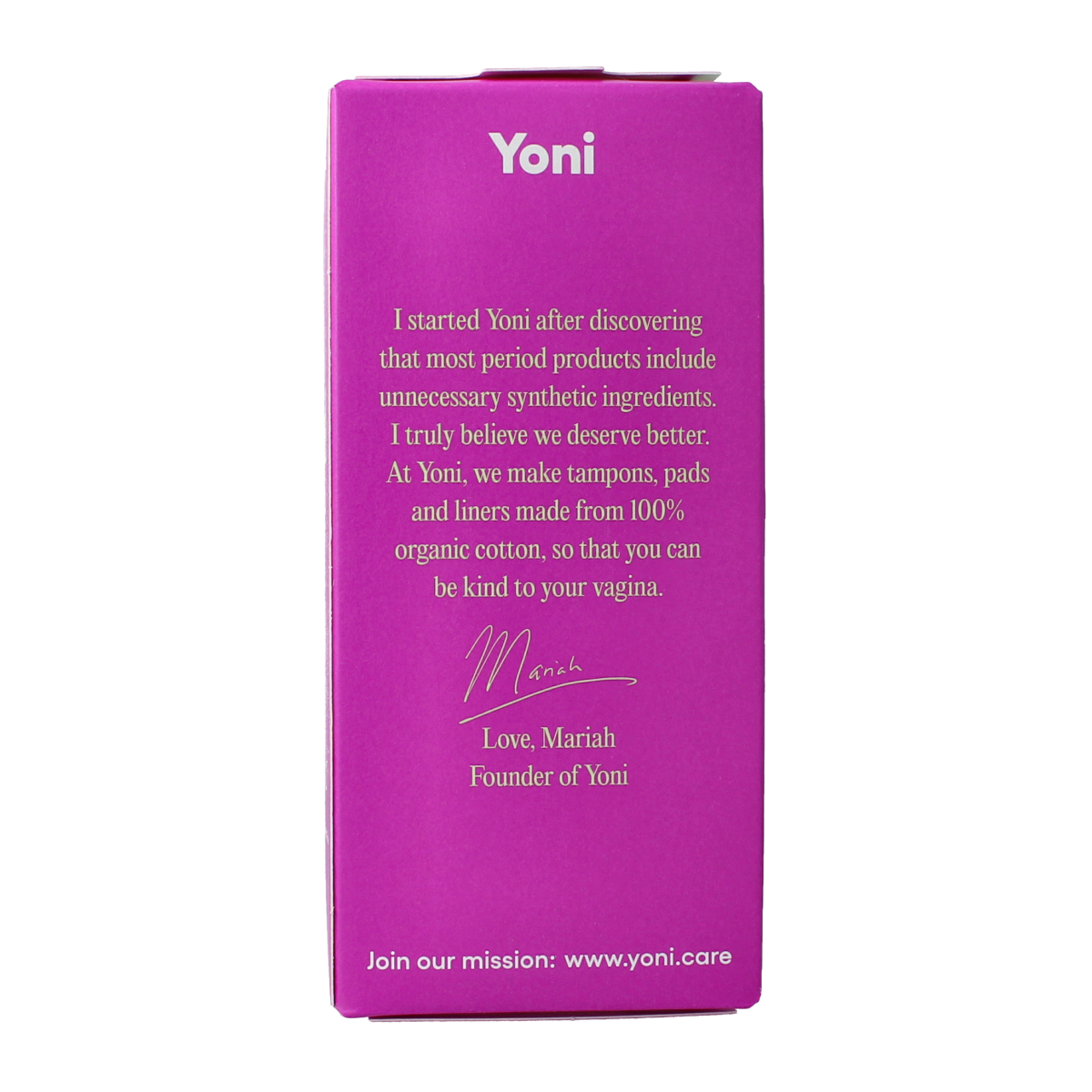 Yoni Tampons super met applicator 14.00 Stuks
