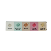 Shampoobars Body bars proefpakket 5X12 gram 50.00 Gram