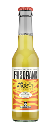 De Frisdrank Fabriek  Koolzuurhoudende frisdrank passievrucht peper bio 275.00 Milliliter