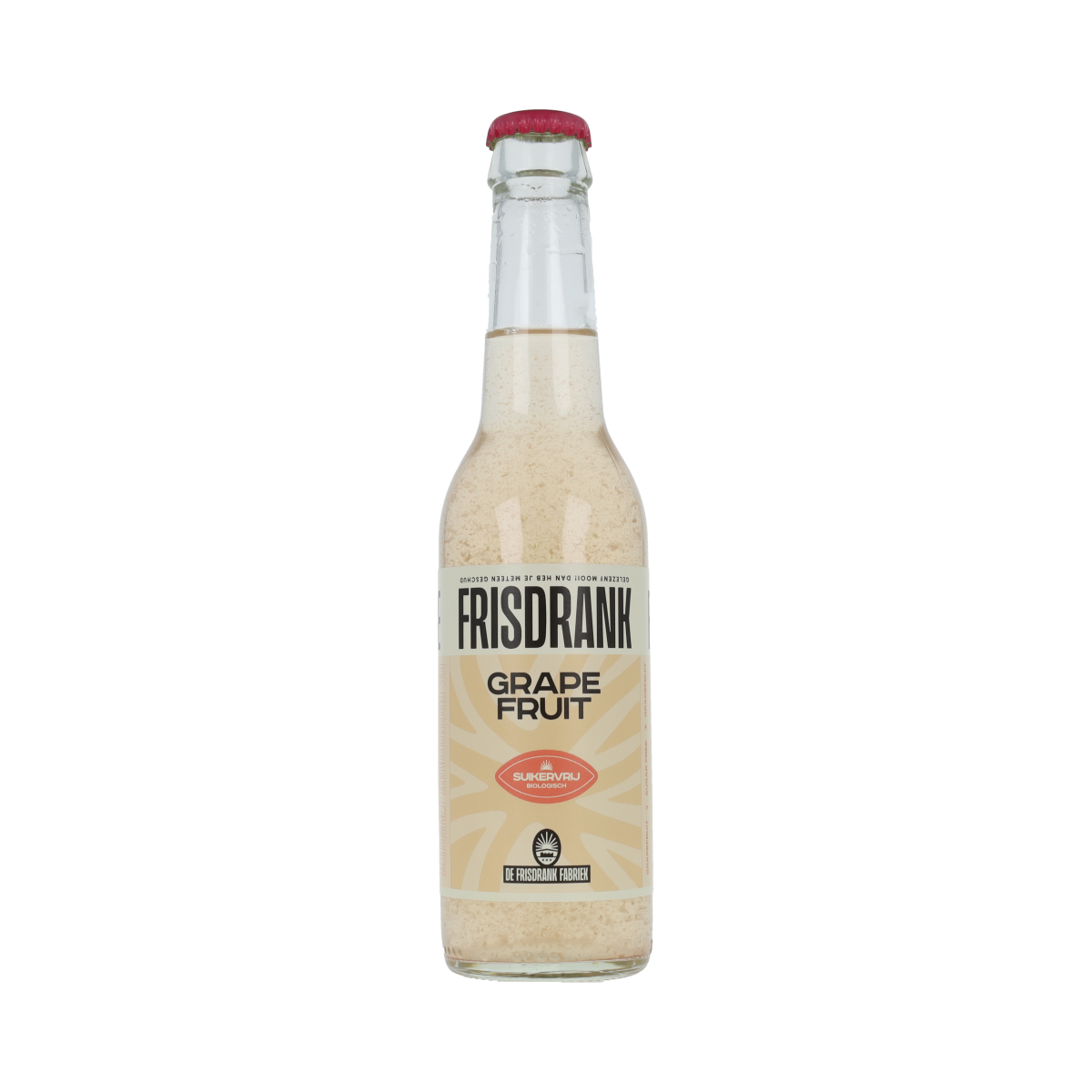De Frisdrank Fabriek  Koolzuurhoudende frisdrank grapefruit suikervr bio 275.00 Milliliter