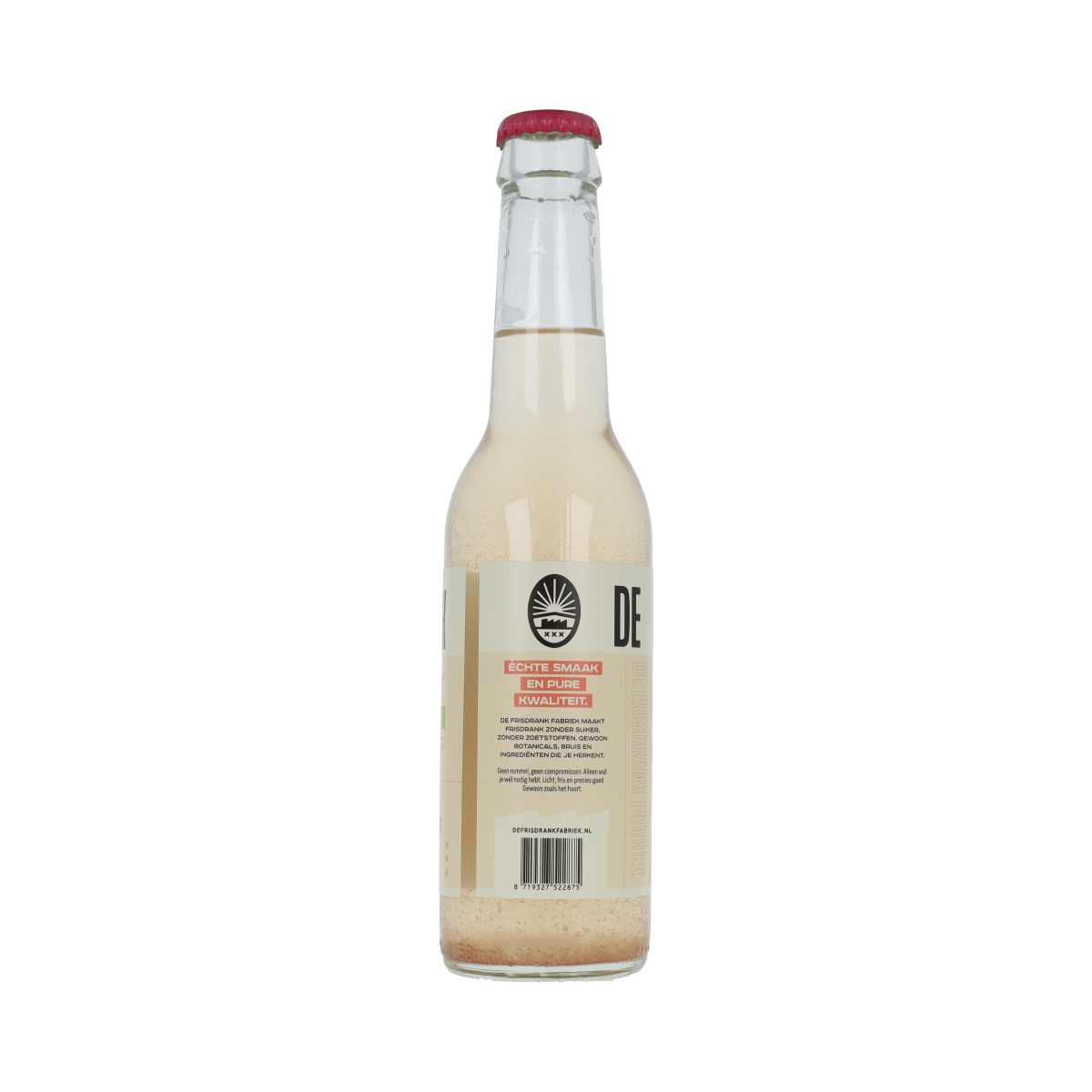 De Frisdrank Fabriek  Koolzuurhoudende frisdrank grapefruit suikervr bio 275.00 Milliliter