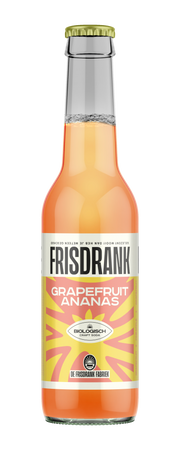 De Frisdrank Fabriek  Koolzuurhoudende frisdrank grapefruit ananas bio 275.00 Milliliter