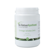 Natuurapotheek Ginkgo biloba 24% 100mg 100.00 Capsules