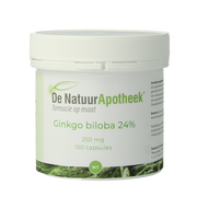Natuurapotheek Ginkgo biloba 24% 250mg 100.00 Capsules