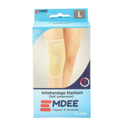 Emdee Elastic support knie maat L huidskleur 1 Stuks