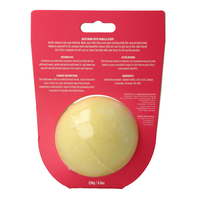 EasyToys Badbruisbal vanille 1 Stuks