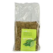 Kari's Crackers  Groentecracker spinazie prei bio 175.00 Gram