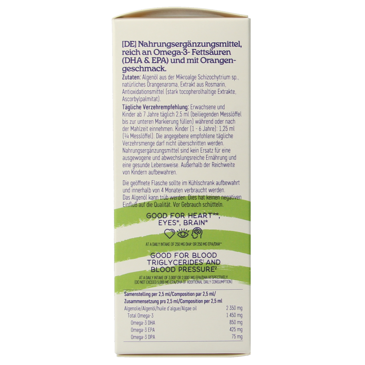 Arctic Blue Algenolie DHA en EPA 150.00 Milliliter