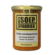 Kleinstesoepfabriek Zoete aardappelsoep met lokale bonen en kombu bio 400.00 Milliliter
