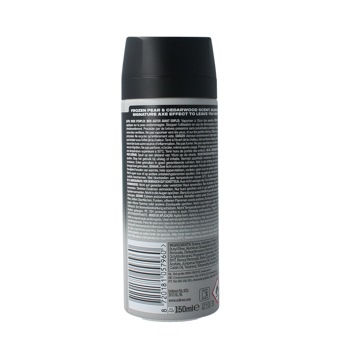 AXE Anti perspirant black 150.00 Milliliter