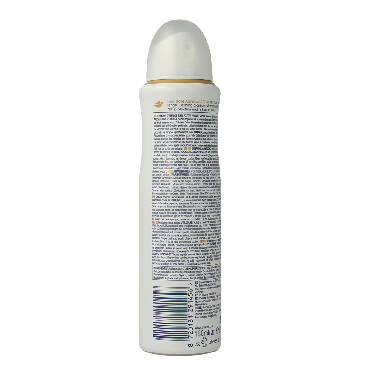 Dove Deodorant spray calming blossom 150.00 Milliliter