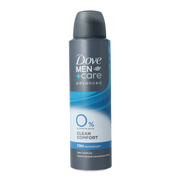 Dove Deodorant spray men+ care clean comfort 0% 150 Milliliter