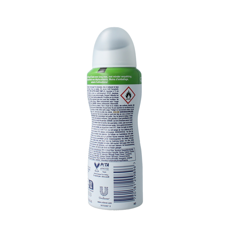 Dove Deodorant spray invisible dry 100 Milliliter