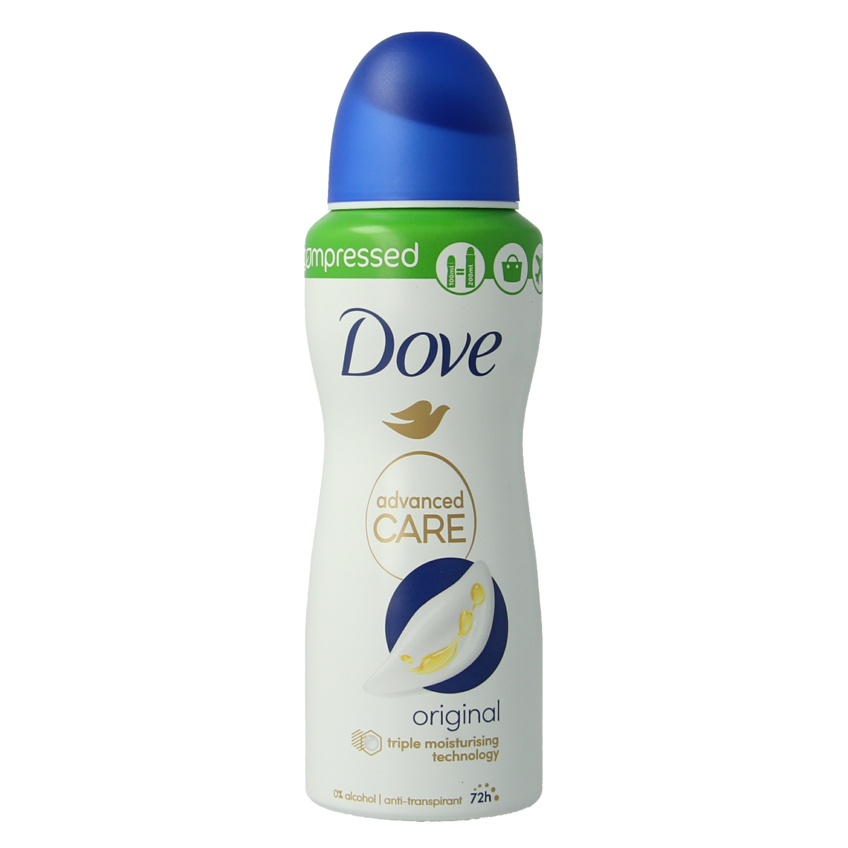 Dove Deodorant spray compressed original 100.00 Milliliter