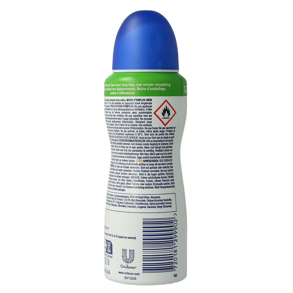 Dove Deodorant spray compressed original 100.00 Milliliter