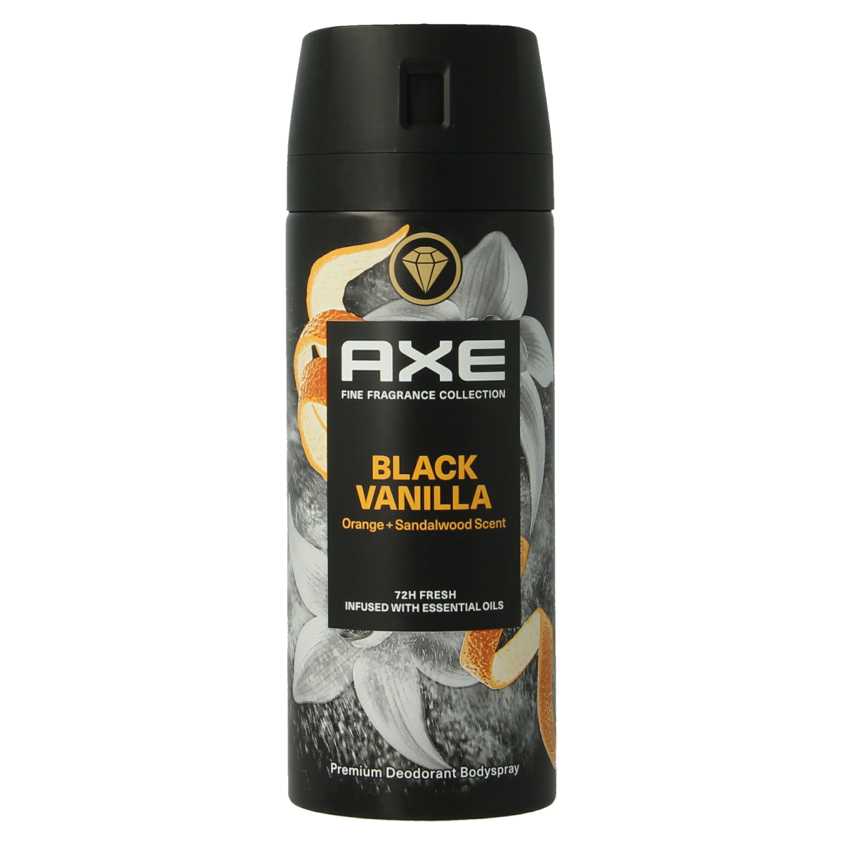 AXE Deodorant bodyspray black vanilla 150.00 Milliliter