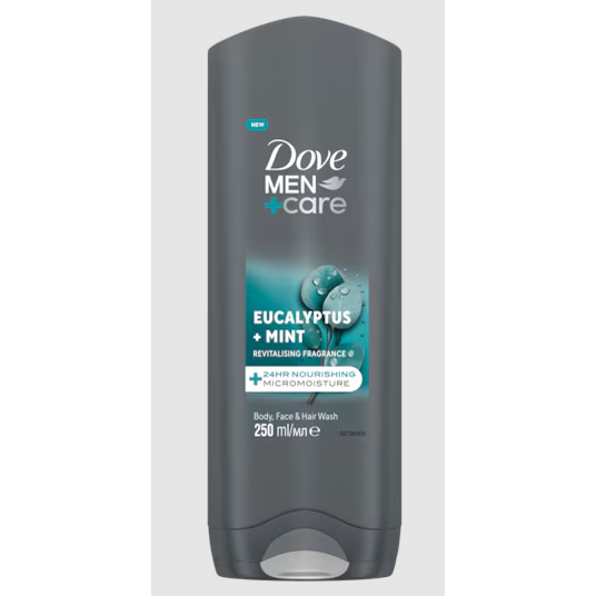 Dove Shower men + care  eucalyptus & mint 250 Milliliter