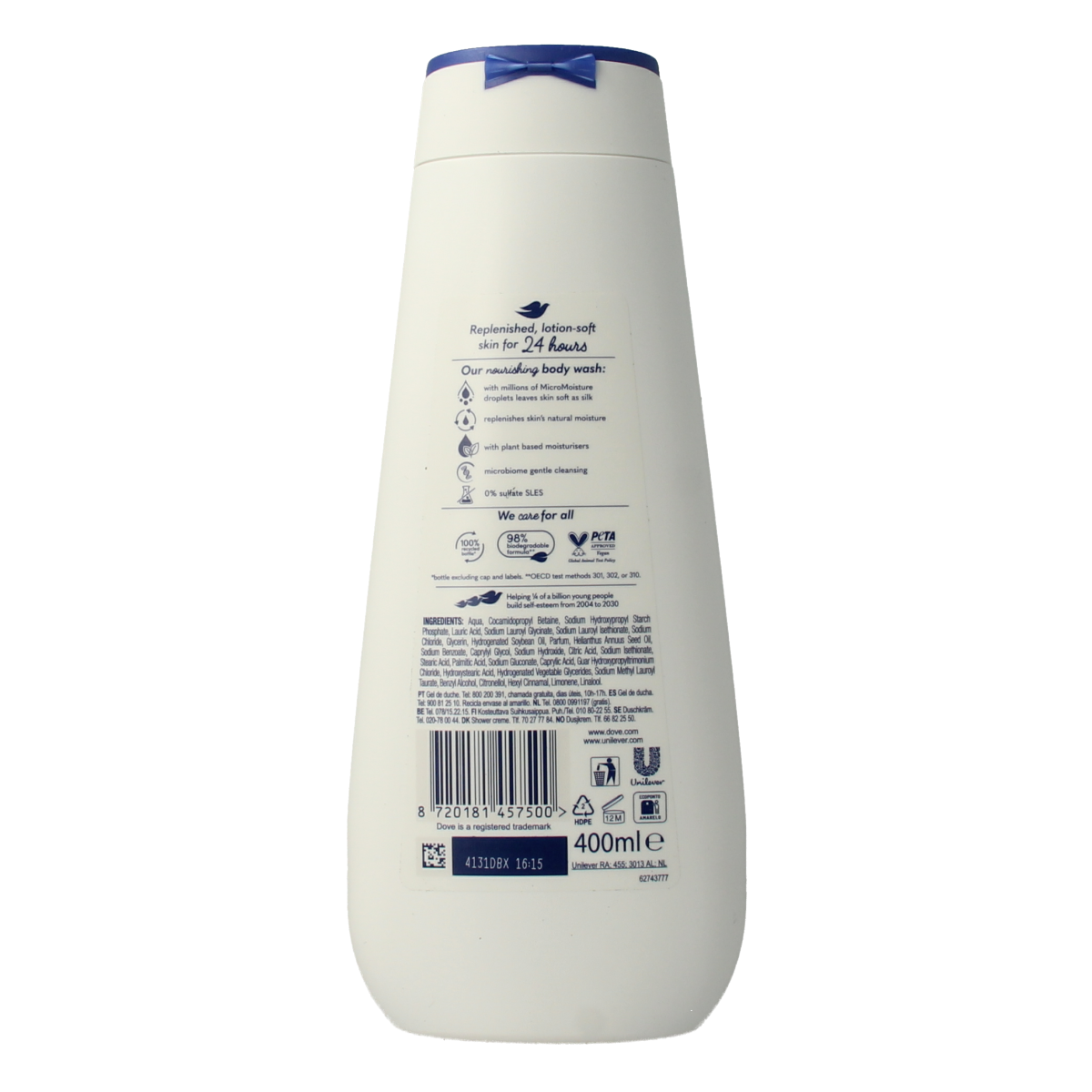 Dove Shower advanced deep nourishing 400.00 Milliliter