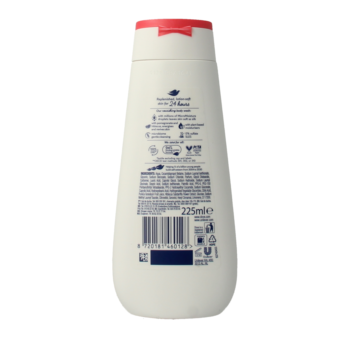 Dove Showergel reviving 225.00 Milliliter
